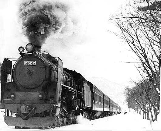 C62-2 Pulling a Commuter Train